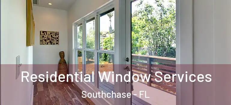 Residential Window Services Southchase - FL