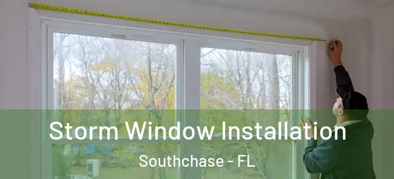 Storm Window Installation Southchase - FL
