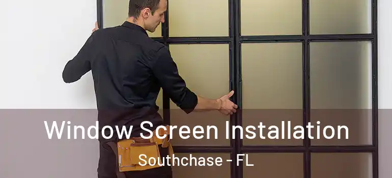 Window Screen Installation Southchase - FL